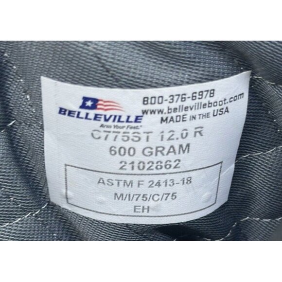 Belleville ST 600g Insulated Waterproof Boot - Mens Coyote 12 Regular C775ST New - Picture 4 of 9